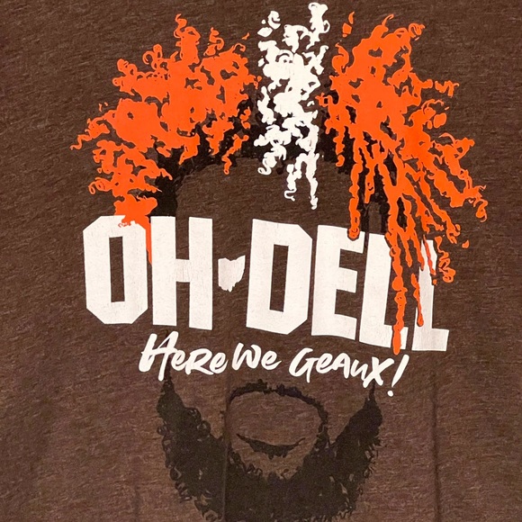 Odell Beckham Jr GV Art & Design Cleveland Graphic Tee Size XXL - Picture 2 of 4